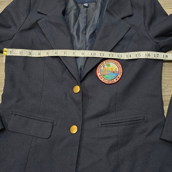 French Toast Navy Blue Florida House of Representatives Uniform Blazer Jacket - Picture 5 of 8